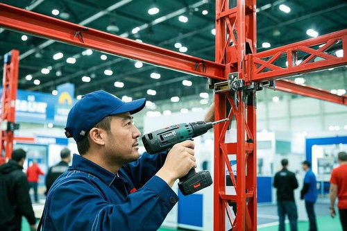 鄭州搭建一個產品推介會桁架的人工費用大概是多少？